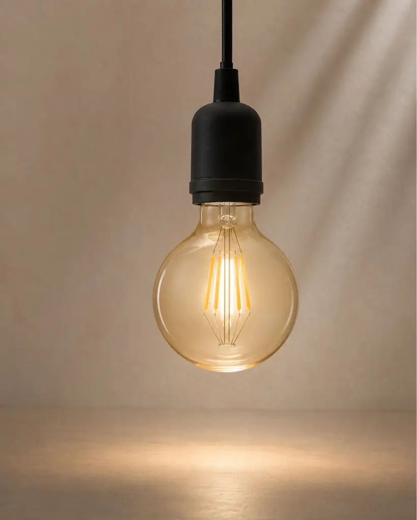 Bombillo LED de filamento tipo globo