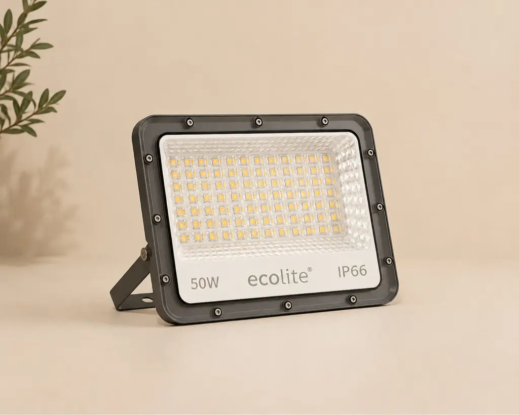 Reflector LED 50 W 3CCT IP65, vista completa